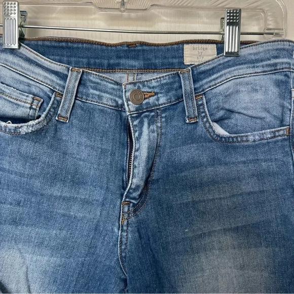 BRIDGE BY GLY : mid rise ankle distressed skinny jeans - Picture 3 of 9